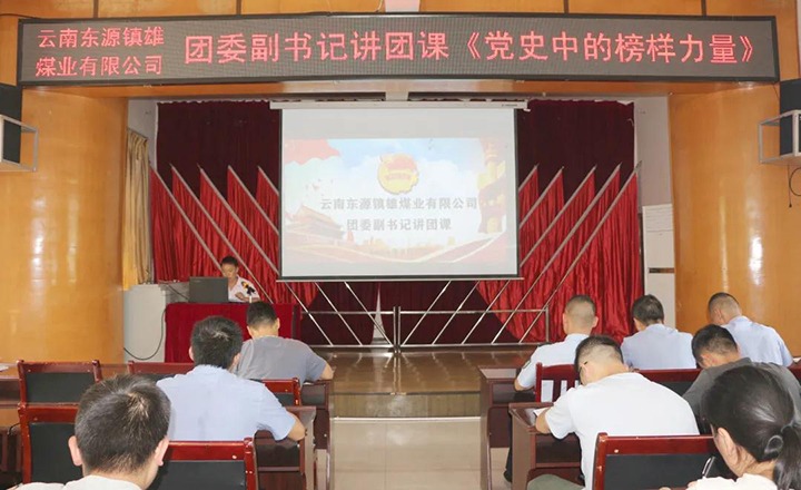 东源镇雄团委组织开展“请党定心 强国有我”主题团日运动