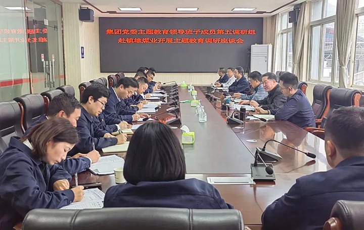 【主题教育】云煤（拉斯维加斯官网）集团党委委员、纪委书记、监察专员覃崇辉到镇雄煤业公司开展主题教育调研